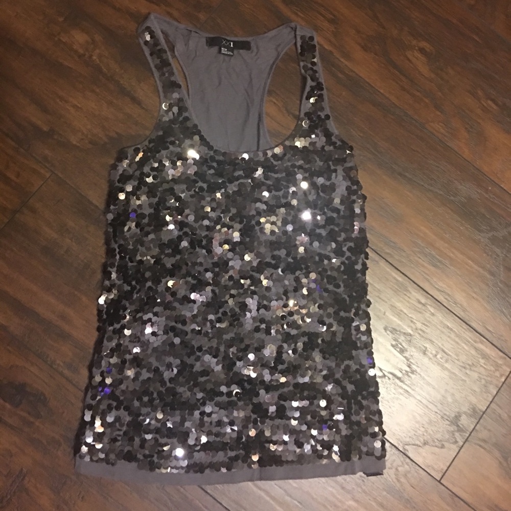 Medium sequin tank top